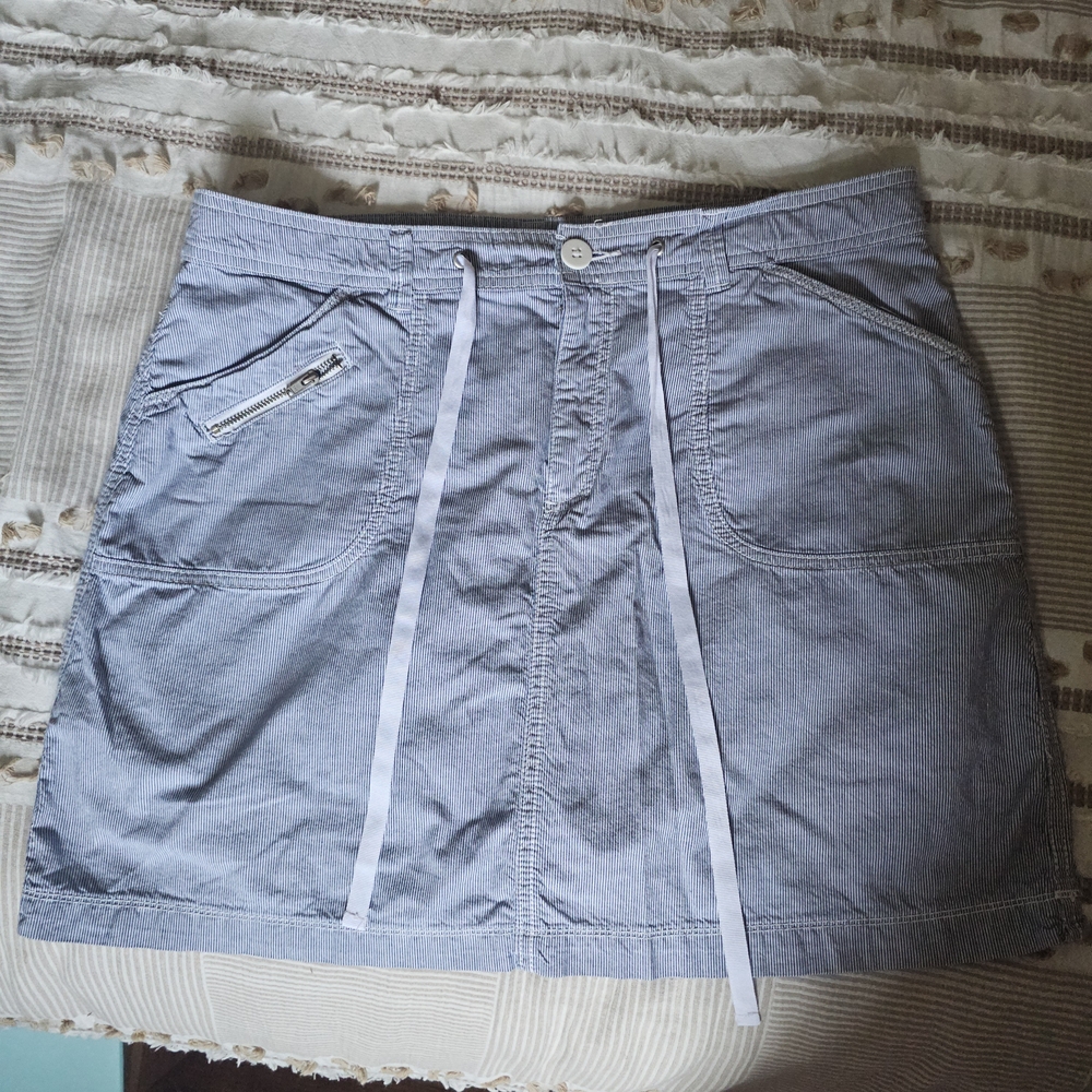 White Stag Blue Mini Cargo Skirt